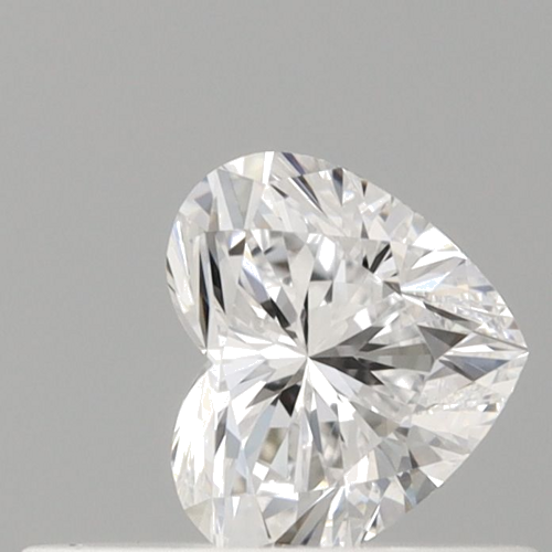 0.3 carat D-VVS2 Natūralus Heart Deimantas (1)
