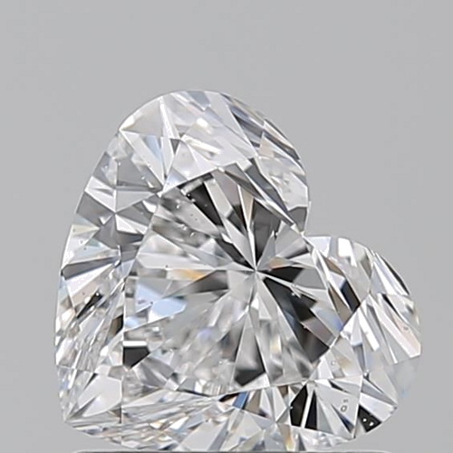 1.01 carat E-SI1 Natūralus Heart Deimantas (1)