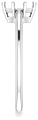 Sužadėtuvių Žiedas „Solitaire“ 14k white gold Marquise 6mm x 3.5mm (4)