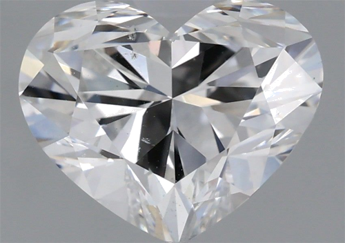 1.65 carat F-SI2 Natūralus Heart Deimantas (1)