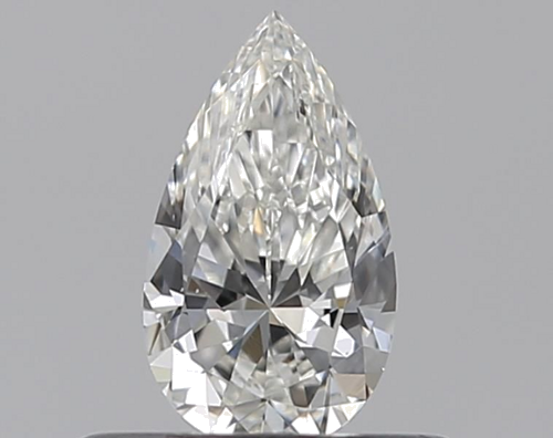 0.33 carat G-VS2 Natūralus Pear Deimantas (1)