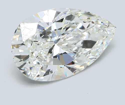 3.05 carat I-VS1 Natūralus Pear Deimantas (1)