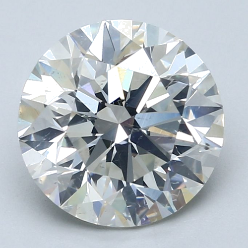 3.7 carat I-SI2 Excellent cut Natūralus Round Deimantas (1)