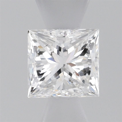 0.51 carat E-SI2 Natūralus Princess Deimantas (1)