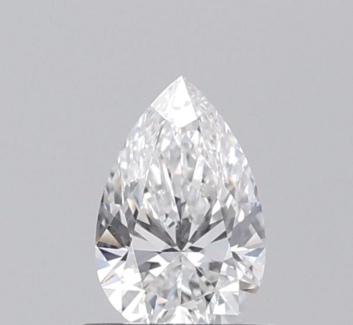 0.51 carat E-VS2 Natūralus Pear Deimantas (1)