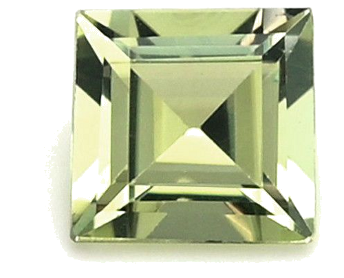 0.42 carat GREEN Princess Tourmaline (1)