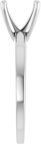 Sužadėtuvių Žiedas „Solitaire“ 585 Baltojo Aukso Round 8.2mm (4)