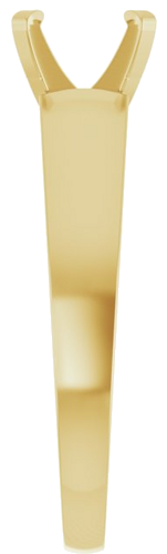 Sužadėtuvių Žiedas „Solitaire“ 585 Geltonojo Aukso Round 7.4mm (4)