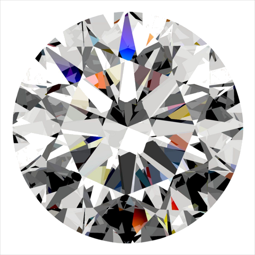 0.33 carat G-VVS1 Excellent cut Natūralus Round Deimantas (1)