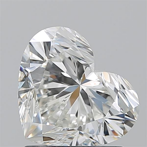1.51 carat I-VS2 Natūralus Heart Deimantas (1)