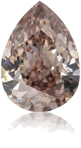 0.3 carat Fancy Brown-VS1 Natūralus Pear Deimantas (1)