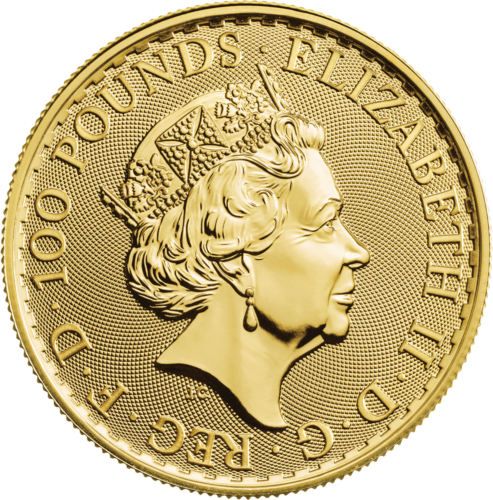 1 oz Britannia 2022 Lielbritānijas .9999 zelta monēta (2)