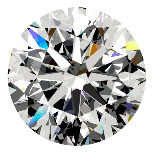 0.4 carat E-VS1 Very Good cut Natūralus Round Deimantas (1)