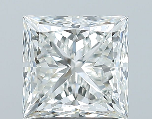 1.7 carat H-VVS1 Natūralus Princess Deimantas (1)