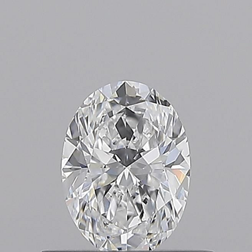 0.5 carat D-VVS2 Natūralus Oval Deimantas (1)