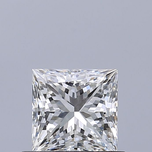 0.61 carat F-VVS1 Natūralus Princess Deimantas (1)
