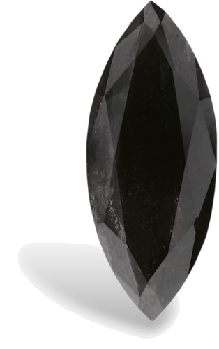 0.68 carat Fancy Black-VVS2 Natūralus Marquise Deimantas (1)