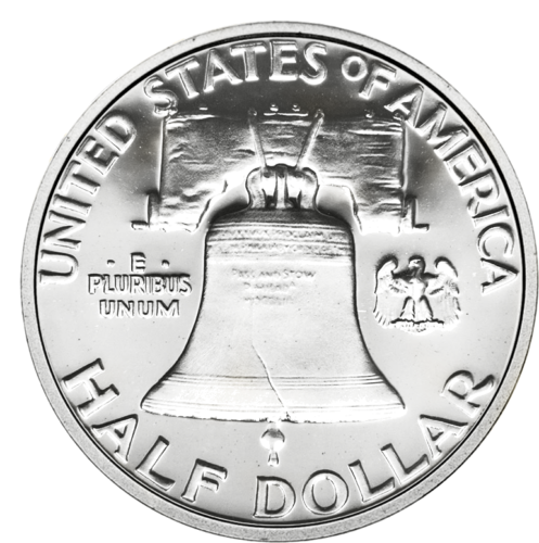 1/2 доллара 1948-1963 США Франклин серебряная монета (2)