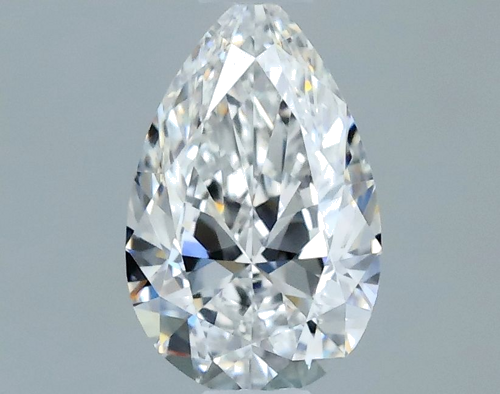 0.33 carat E-IF Natūralus Pear Deimantas (1)