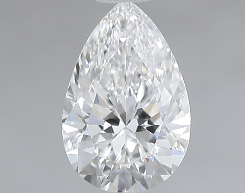 0.58 carat E-VS1 Natūralus Pear Deimantas (1)