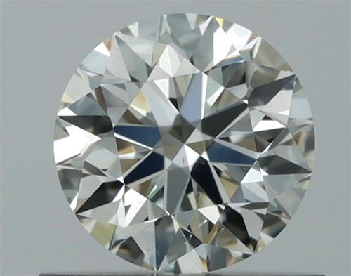 0.59 carat J-SI1 Very Good cut Natūralus Round Deimantas (1)