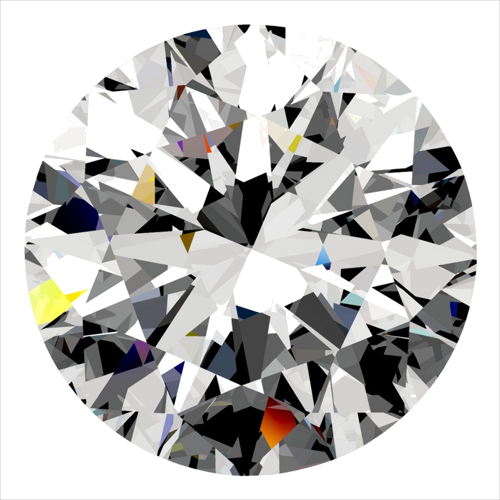 0.3 carat G-VS2 GD cut Natūralus Round Deimantas (1)