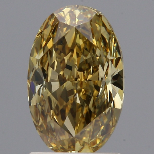 1.7 carat Fancy Deep Brownish Greenish Yellow-VVS2 Natūralus Oval Deimantas (1)