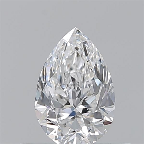 0.5 carat D-VS2 Natūralus Pear Deimantas (1)