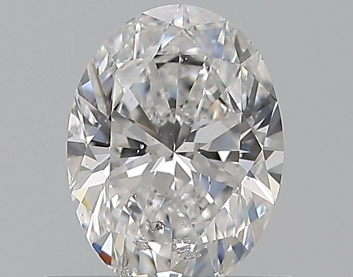 0.72 carat D-SI2 Natūralus Oval Deimantas (1)