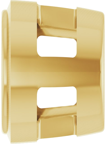 14K Yellow 4.1 mm Round Slide Pendant Mounting (3)