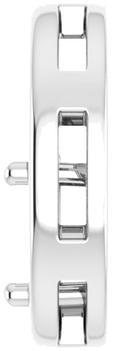 Pakabukas „Solitaire Circle“ 585 Baltojo Aukso Oval 9mm x 7mm (3)