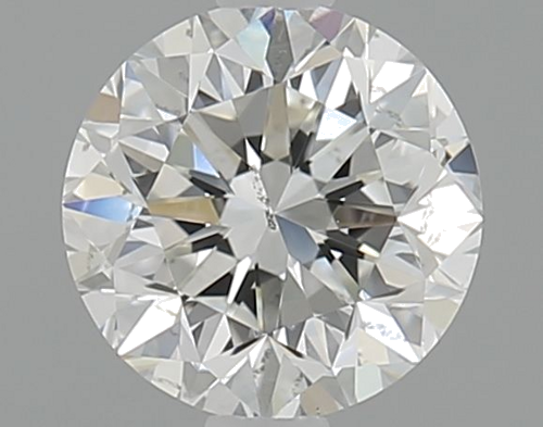 1.01 carat I-SI1 GD cut Natūralus Round Deimantas (1)
