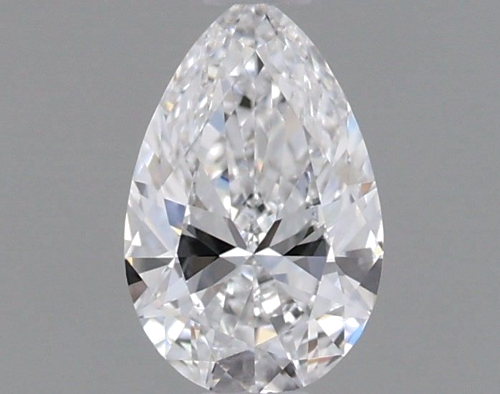 0.5 carat D-VVS2 Natūralus Pear Deimantas (1)