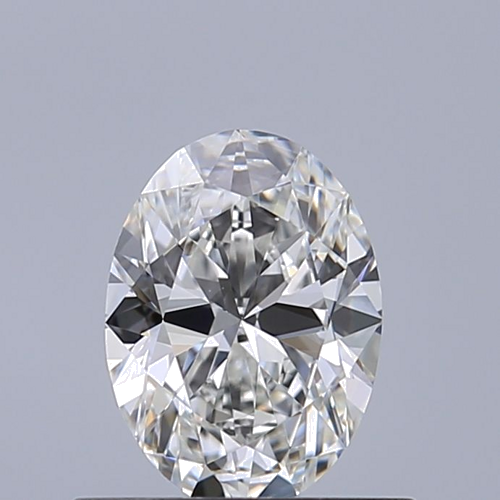 0.53 carat F-VVS2 Natūralus Oval Deimantas (1)
