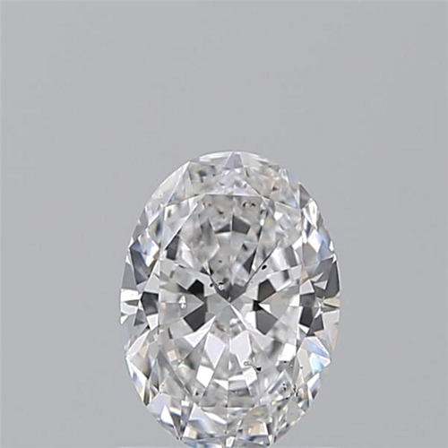 0.9 carat D-SI1 Natūralus Oval Deimantas (1)