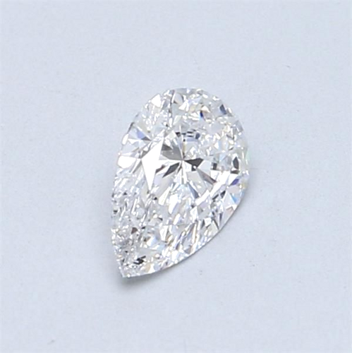 0.43 carat D-VVS2 Natūralus Pear Deimantas (1)