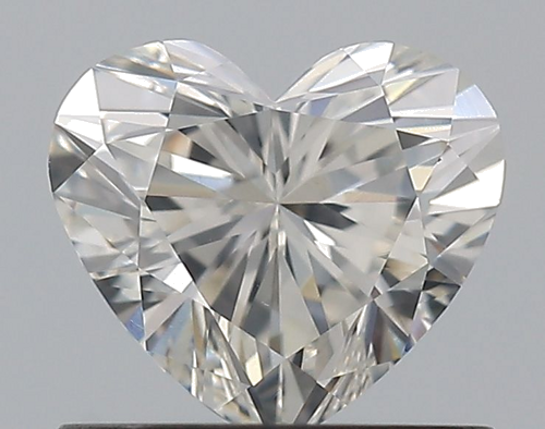 0.7 carat I-VS2 Natūralus Heart Deimantas (1)