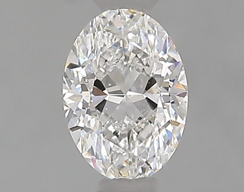 0.6 carat E-SI1 Natūralus Oval Deimantas (1)