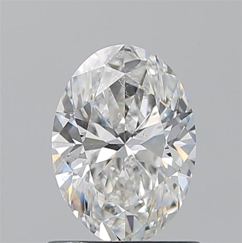 1.01 carat F-SI1 Natūralus Oval Deimantas (1)