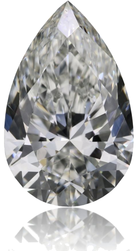 0.7 carat H-VS2 Natūralus Pear Deimantas (1)