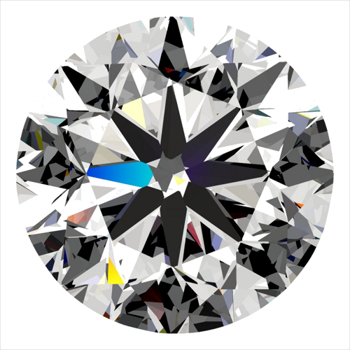 0.3 carat E-VS2 Very Good cut Natūralus Round Deimantas (1)