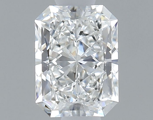 0.51 carat F-SI1 Natūralus Radiant Deimantas (1)