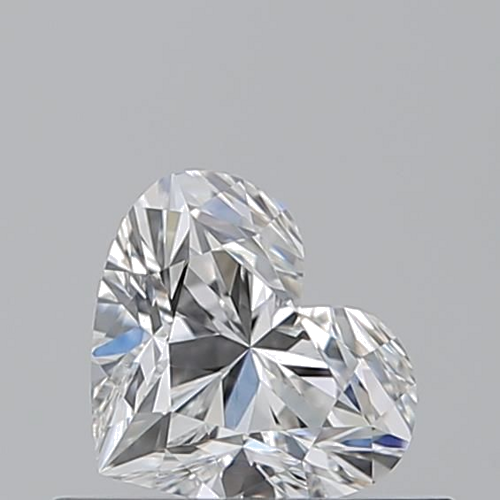 0.5 carat E-VVS2 Natūralus Heart Deimantas (1)