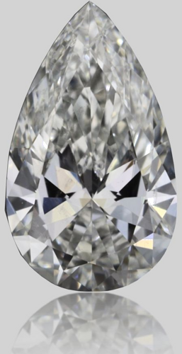 0.3 carat H-SI1 Natūralus Pear Deimantas (1)