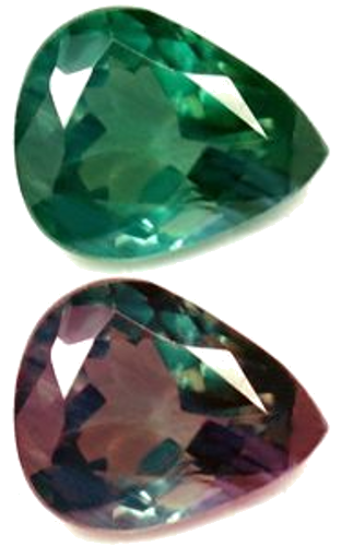 0.42 carat GREEN Pear Alexandrite (1)