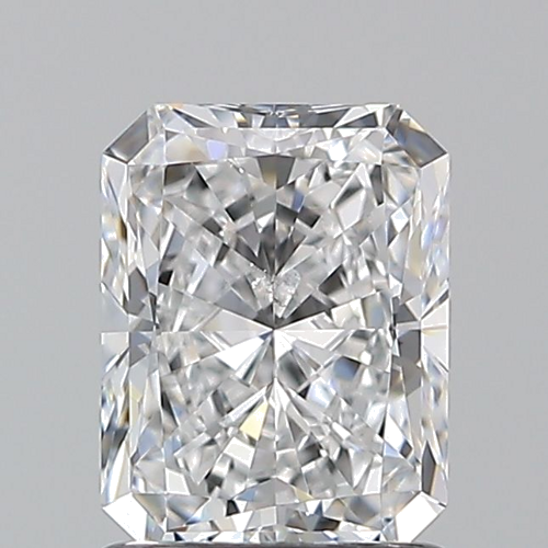 1.21 carat D-SI1 Natūralus Radiant Deimantas (1)