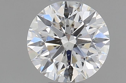 0.4 carat F-SI2 Excellent cut Natūralus Round Deimantas (1)
