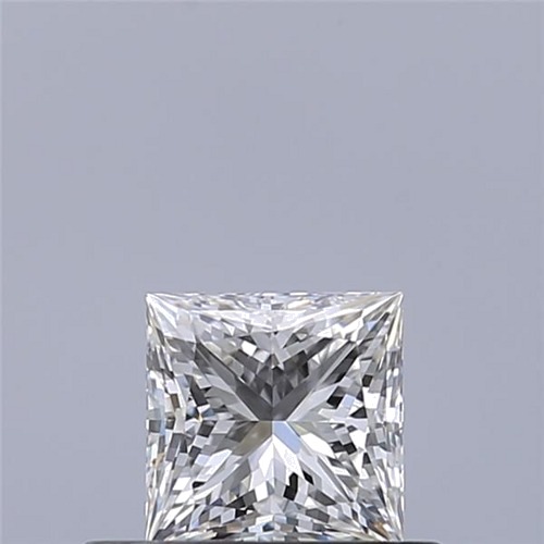 0.42 carat F-IF Natūralus Princess Deimantas (1)