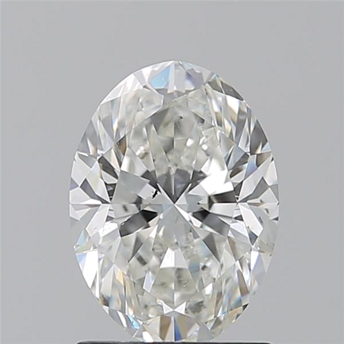 1.51 carat H-SI1 Natūralus Oval Deimantas (1)