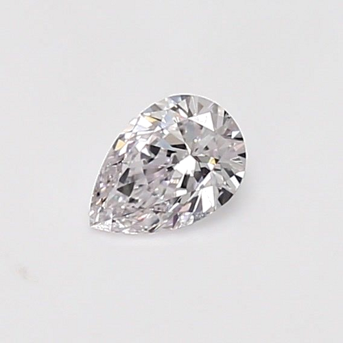 0.32 carat Faint Pink-VS1 Natūralus Pear Deimantas (1)